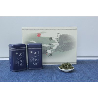 虞山绿茶 白茶雨前(2022年新茶) 100g蓝罐礼盒包装