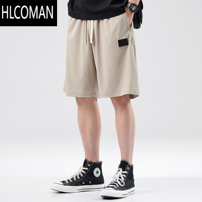 HLCOMAN特卖 夏季运动短裤男宽松直筒简约美式休闲五分裤子