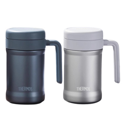 膳魔師保温杯500ml高真空不锈钢带把手TCNE-500S(颜色随机)