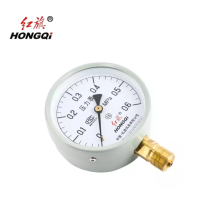 红旗 压力表定制检测款 Y100 0-0.6MPA 块