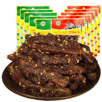 四川麻辣牛肉干10袋共600g重庆金角四川特产