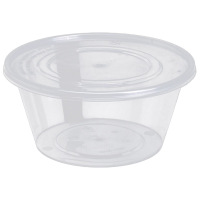 优彩嘉 一次性餐盒 圆碗透明 1250ML*200套 CH-06 箱