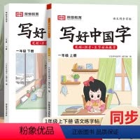 [2本]一年级上下册❤️语文 小学通用 [正版]老师小学生写好中国字字帖一二三四五六七八九年级上下册人教版同步练字帖
