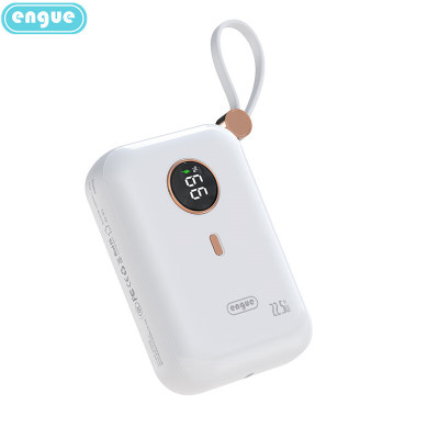 engue恩谷 迷你快充带线移动电源 EG-PD16 云烟白