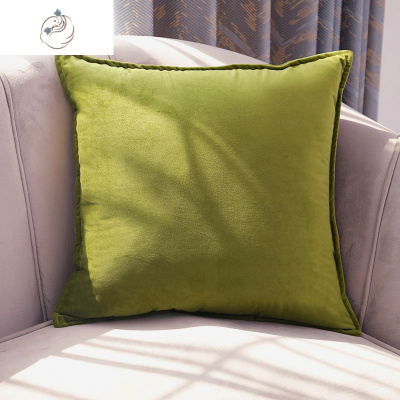 北欧抱枕靠垫沙发靠垫办公室腰靠枕客厅靠背垫天绒抱枕套不含芯舒适主义