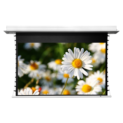 经科JK电动遥控拉线投影幕布H3-FI/2t IC高清玻纤天花幕92寸16:9