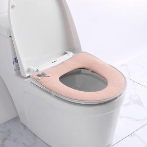 BONJEAN加厚毛绒马桶坐垫贴冬季家用防水马桶套拉链款通用坐便器垫圈