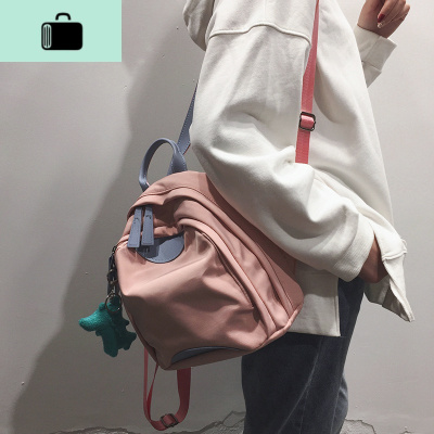 ins风上新包包女2019新款韩版牛津布迷你双肩包百搭小背包旅行包NEW LAKE