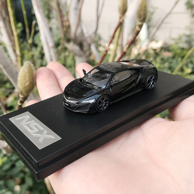 LCD1:64路虎星脉LANDROVER新路虎揽胜NSX思域FK8suv越野合金汽车模型车模本田NSX黑色