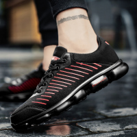 SEMBOSR2018夏季新款刀锋鞋透气耐磨跑步鞋减震网面跑鞋飞织健身运动鞋男