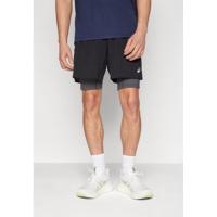 Asics男士跑步短裤透气弹性设计反光元素口袋