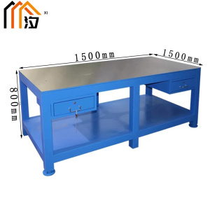 汐 重型钳工操作台 工具桌加宽张