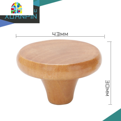 通用型锅盖顶帽 原木锅盖把手 防烫可高温锅盖头锅盖提手锅盖配件 FENGHOU 小号瓶塞型(木头)-小孔通用