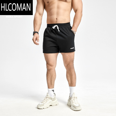 HLCOMAN潮牌三分裤男士夏季简约百搭跑步健身休闲男生运动短裤