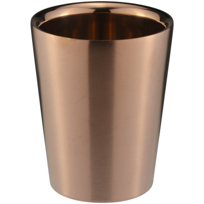 三洽304不锈钢双层啤酒杯隔热防烫水杯咖啡杯果汁杯牛奶杯办公室水杯啤酒杯330ml