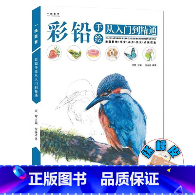 [正版]彩铅手绘从入门到精通 2021一线美誉何海洋