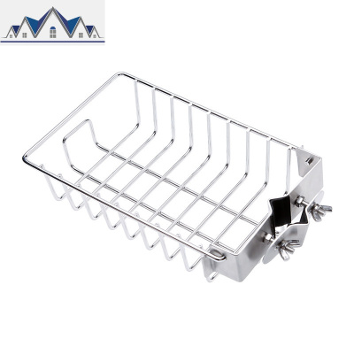 厨房不锈钢水龙头置物架水沥水架放锅刷洗碗池储物挂篮收纳 三维工匠