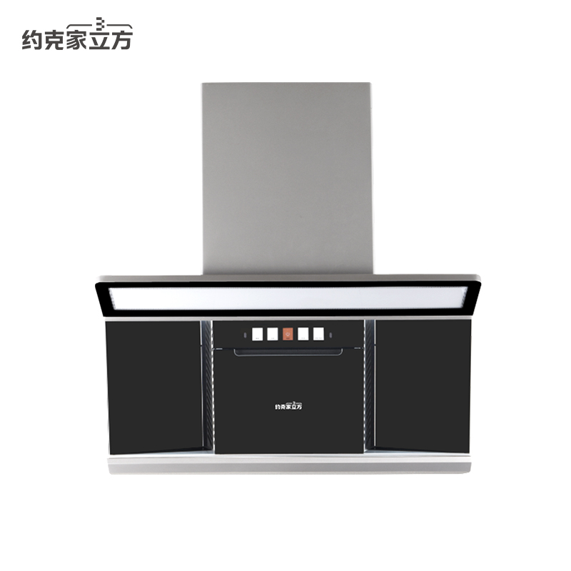 约克家立方油烟机Y25自动清洗抽油烟机家用厨房单烟机挥手触控24m³大吸力