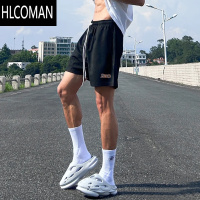 HLCOMANbkcxzice华夫格篮球短裤男夏季美式跑步健身速干运动裤四五分球裤