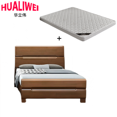 华立伟单人床1.5米+椰棕床垫套