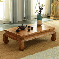 老榆木榻榻米茶几实木飘窗桌子小茶几日式矮桌子炕桌榻榻米桌中式