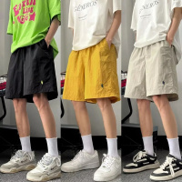 夏季新款美式短裤男潮牌薄款设计感小众宽松大码运动裤_3