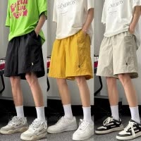 夏季新款美式短裤男潮牌薄款设计感小众宽松大码运动裤