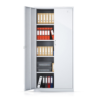 鑫升顺收纳柜财务档案柜资料柜加厚文件柜办公室带锁铁皮柜凭证柜五层