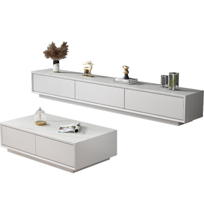 域赢岩板电视柜家用客厅收纳柜简约风落地储物柜2米颜色可选(单电视机柜)