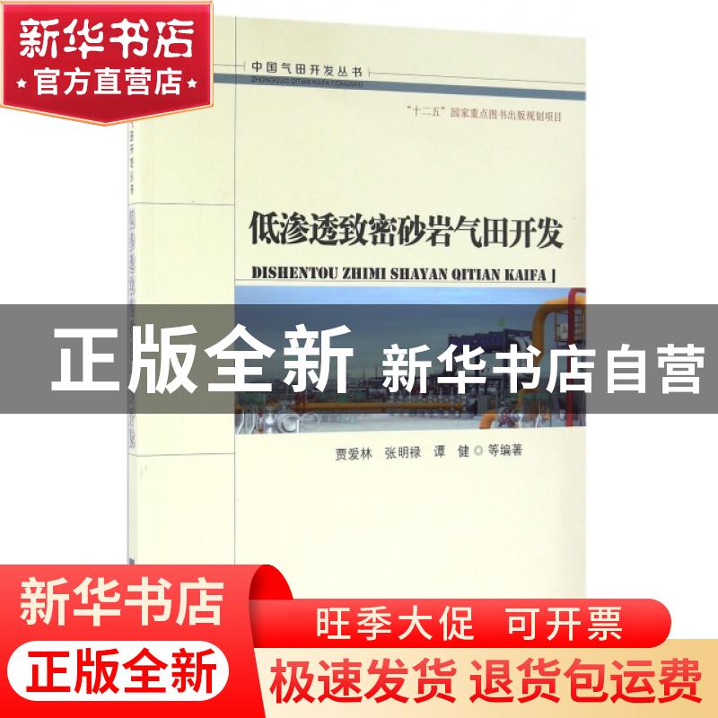 正版 低渗透致密砂岩气田开发 贾爱林,张明禄,谭健等编著 石油