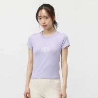 耐克(NIKE)女士夏季新款针织短袖T恤清新紫色经典白色深灰色可选