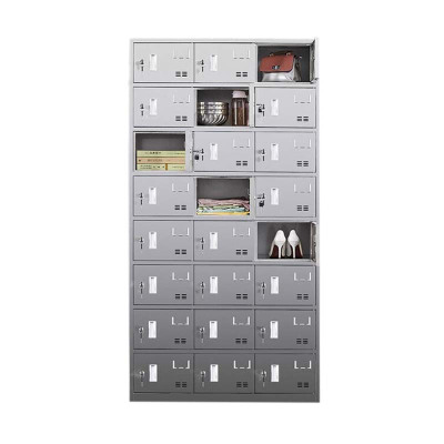 凤凰泾不锈钢员工储物柜文件柜存放柜子更衣柜存包柜二十四更衣柜