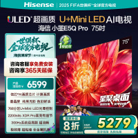 海信小墨E5Q Pro 75英寸超画质U+MiniLED墨晶屏 电视机E5NPRO升级