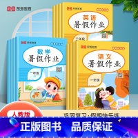 [3册]语文+数学+英语 小学三年级 [正版]暑假作业一三四五六二年级下册暑假作业五年级数学下册同步练习册人教版语文数学