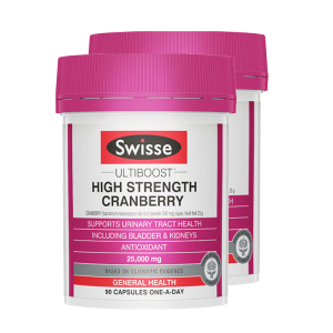 Swisse 蔓越莓精华胶囊 25000mg 90粒 2瓶装