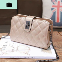 韩版女包包2020新款简约单肩包百搭斜挎包迷你小方包纯色休闲女包NEW LAKE女斜挎包