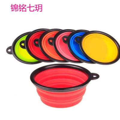 可折叠T宠物碗 狗狗猫猫碗 折叠户外便携 宠具厂