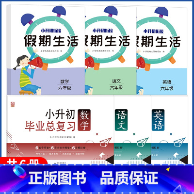 小升初+假期作业 小学升初中 [正版]2023小升初系统总复习真题卷必刷题人教版复习资料模拟试卷小学毕业总复习冲刺专题卷