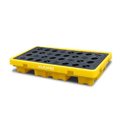 厚玖两桶装防渗漏平台防渗漏塑料托防泄漏平台托盘1300x680x150mm(单位:块)