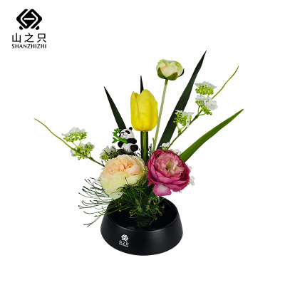 山之只 创意花艺芙蓉 MZ0206 个