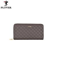 PLOVER香港啄木鸟拉链手包中号手拿包棕色 GD6907-Z