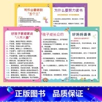[5张]家规+作业+读书+成长+妈妈 [正版]孩子励志家训家规家规家训墙贴挂图自律客厅创意挂图孩子励志教育