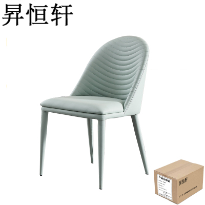 昇恒轩 极简餐椅家用简约软包椅 SHX-6385 薄荷绿 /把