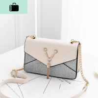 春夏小包包女2020新款韩版简约链条女包百搭单肩斜挎包亮片小方包NEW LAKE女斜挎包