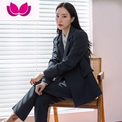 七斓教师面试西装套装女大学生职业答辩正装女时尚气质西服工作服