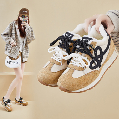 内增高ins韩版新款阿甘鞋女冬季保暖休闲鞋