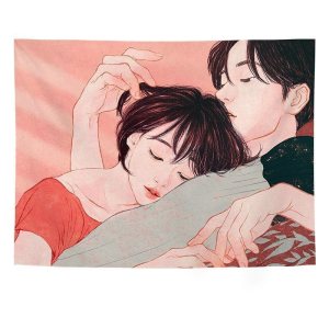 汐岩背景布风挂布挂毯主播卧室宿舍租房卧室装饰房间改造墙布