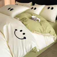 2026新款纯棉水洗棉床上四件套全棉轻奢高级感被套床单床品三件套