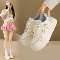 2026小白鞋女春季新款猫咪ins女学生休闲马卡龙百搭板鞋街拍