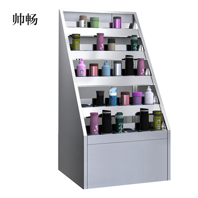 帅畅201不锈钢员工车间多格茶杯放置收纳柜30位水杯架1250*650*590